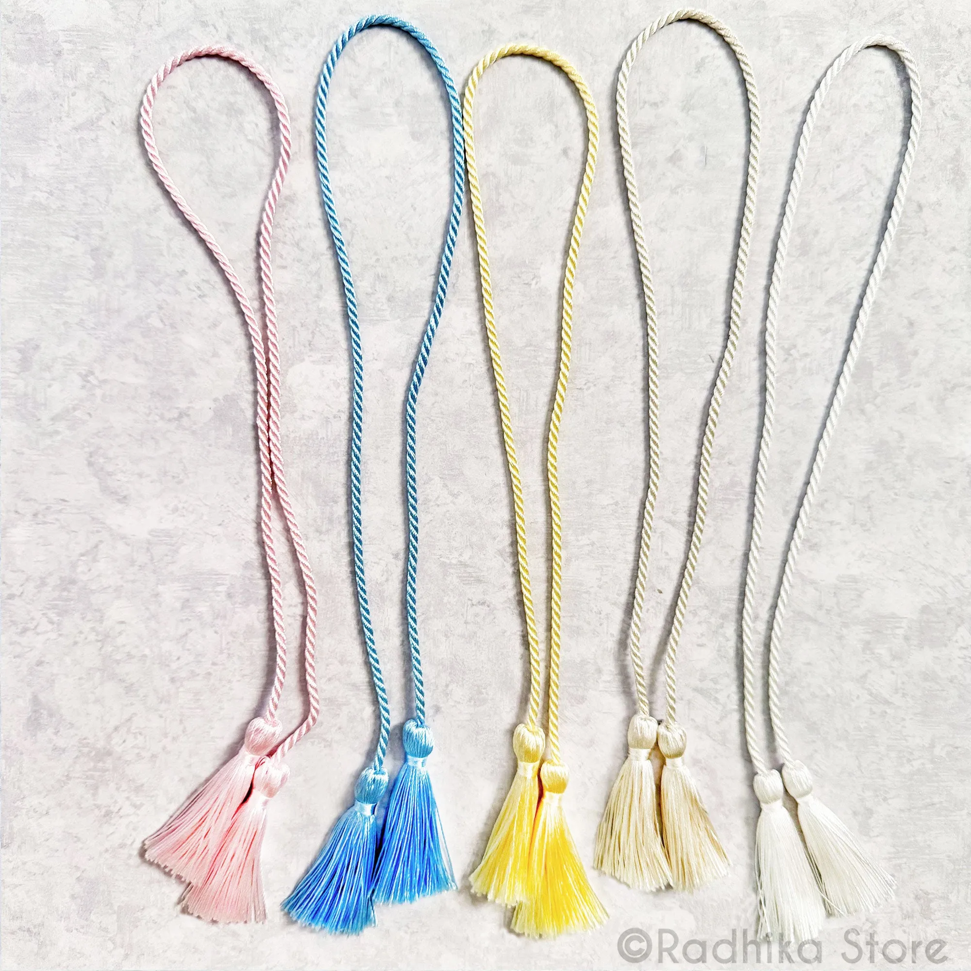 Pastel Rope Tassels-Choose Color