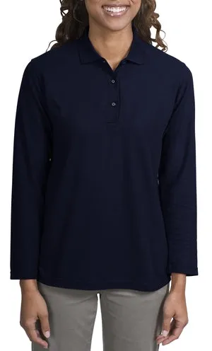 Port Authority - Ladies Silk Touch Long Sleeve Sport Shirt.  L500LS