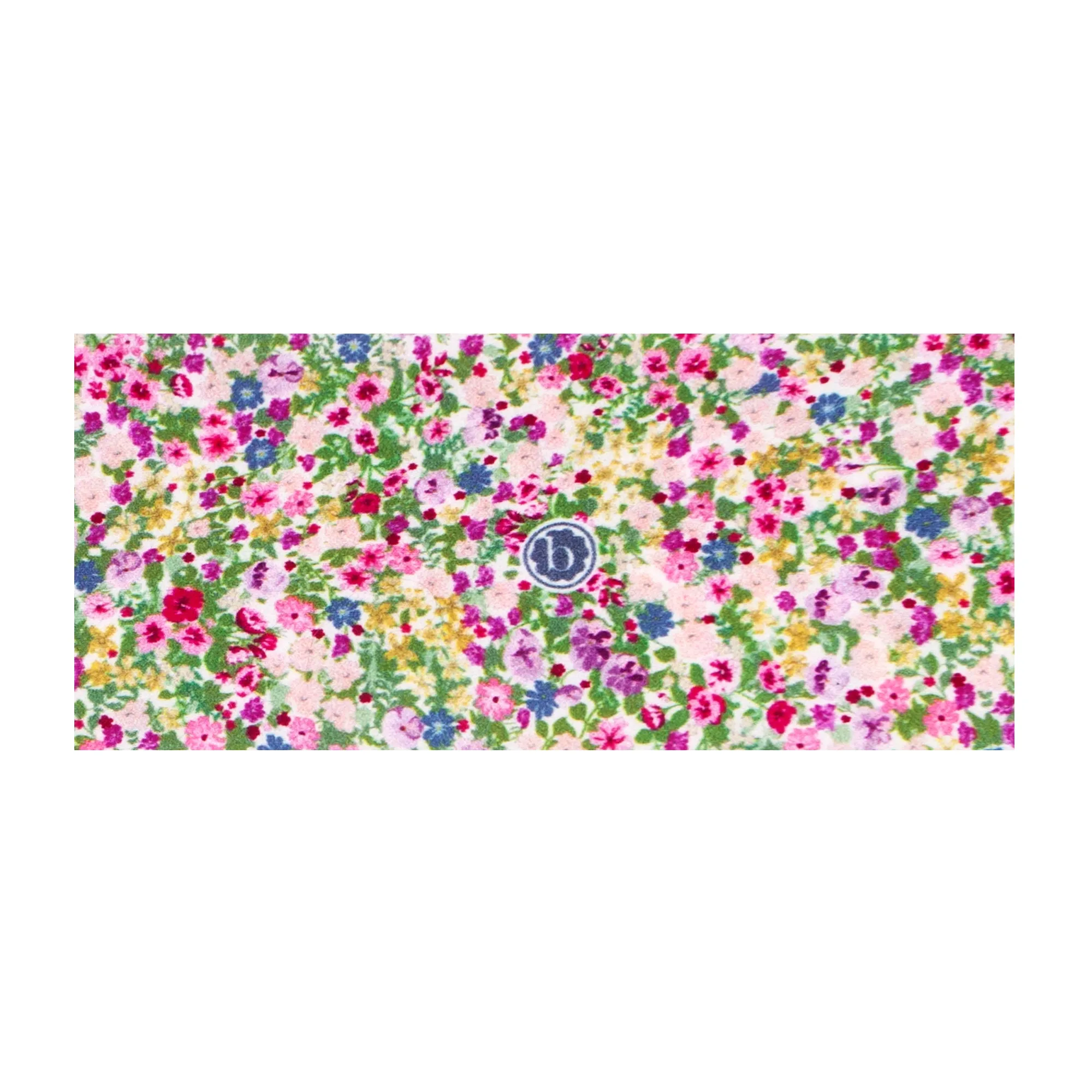 PRINTED KNOT HEADBAND: foxglove floral