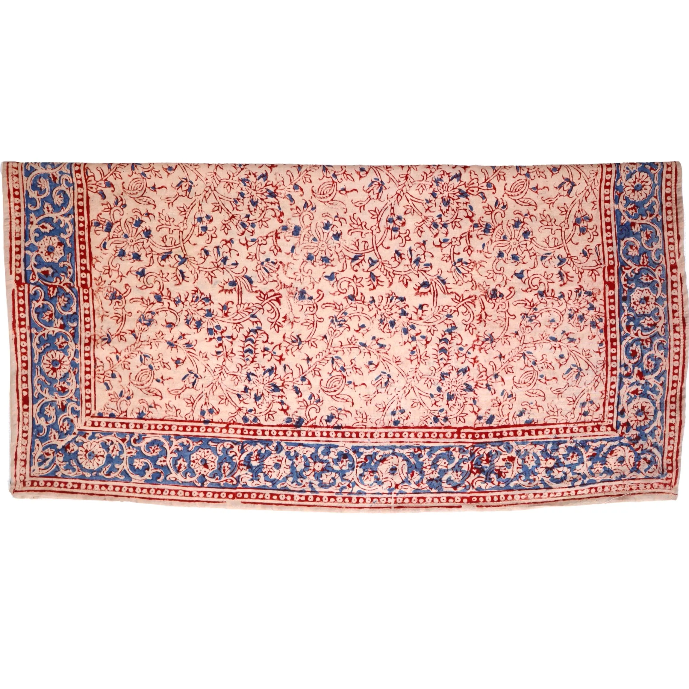 Rosewood Blossom - Kalamkari Cotton Bandana (KK1417)