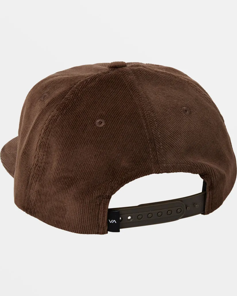 RVCA FREEMAN SNAPBACK HAT - CHOCOLATE