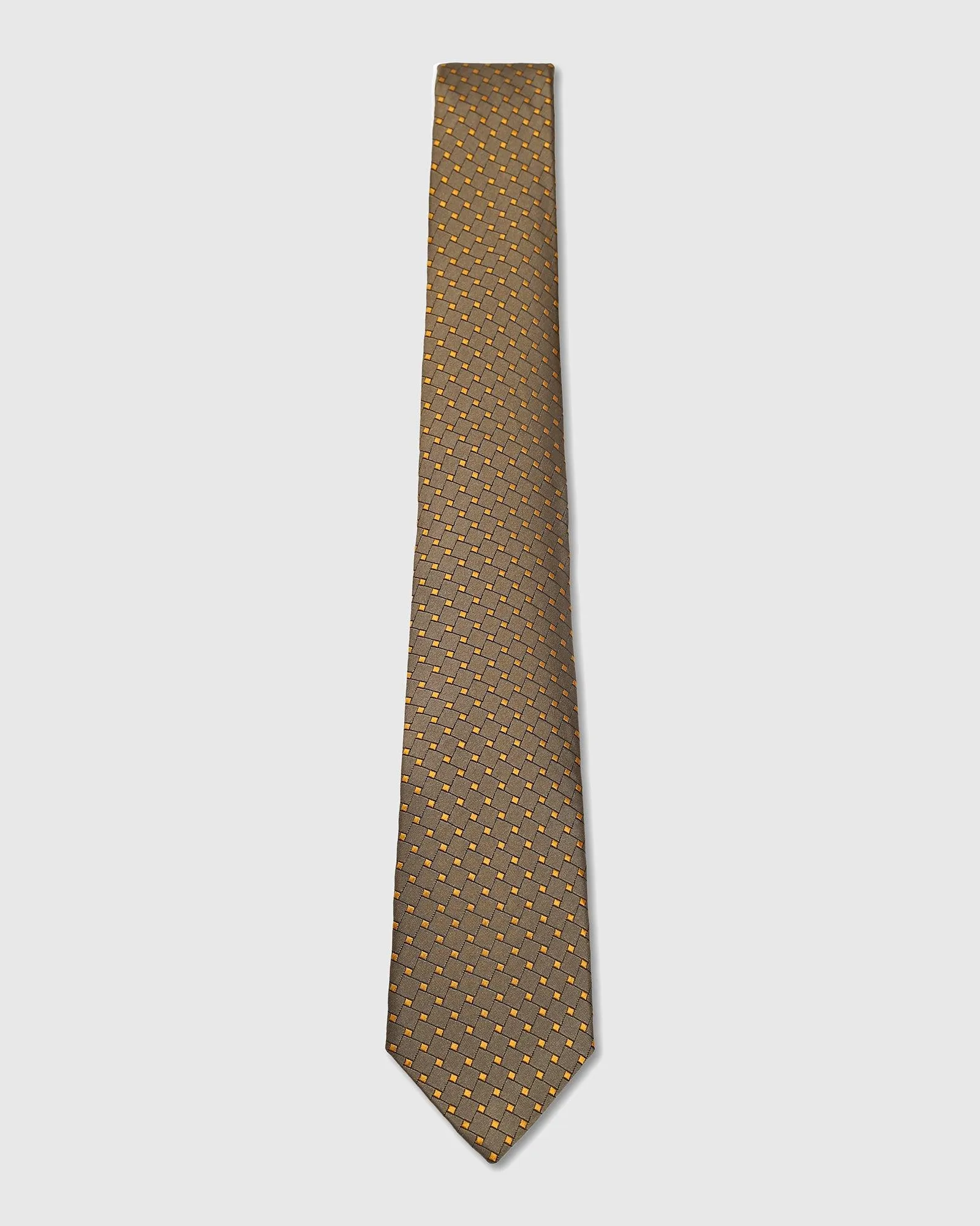 Silk Rust Printed Tie - Umaida