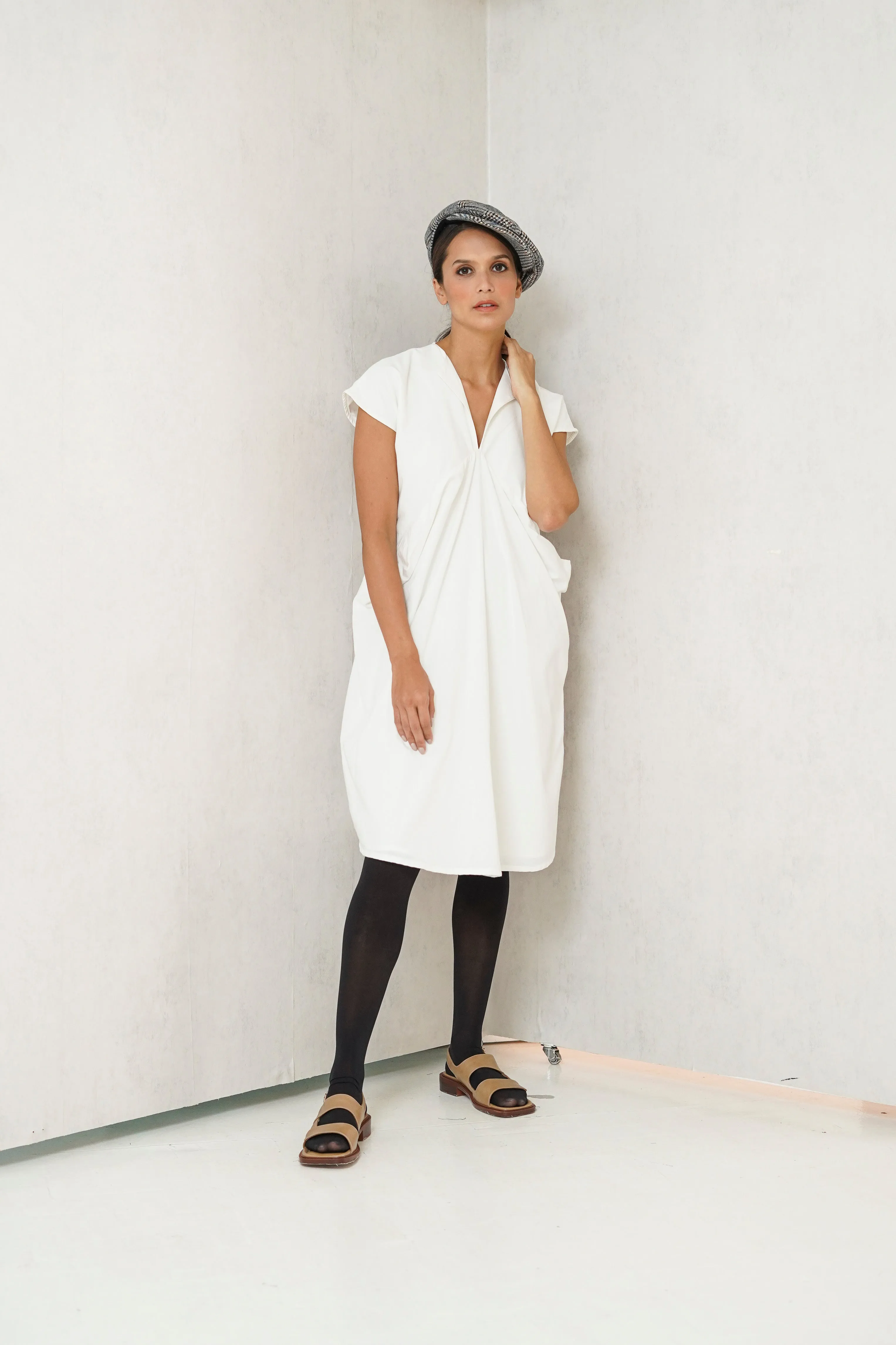 Skylar Nursing Dress        (Eggshell)