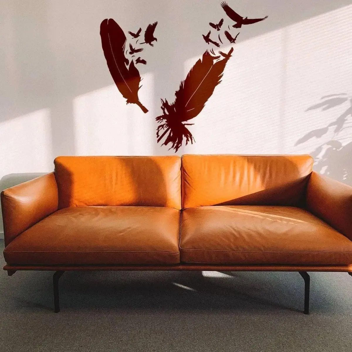 Stylish Bird Design Wall Sticker - Modern Wall Art, Avian Decals