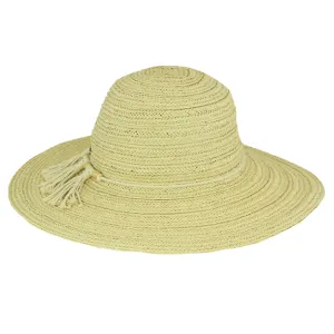 Sundaise Elena Wide Brim Hat - Natural