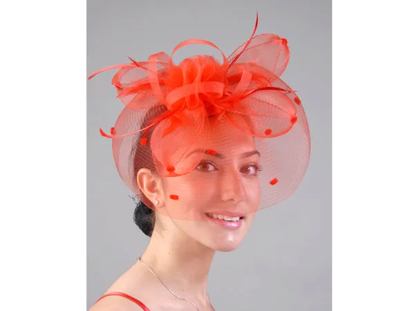 Tequila Sunrise Fascinator