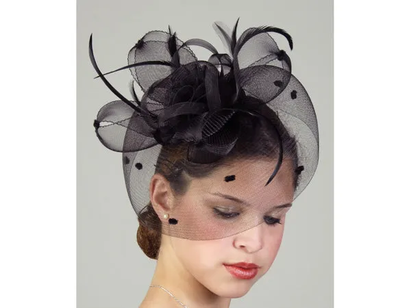 Tequila Sunrise Fascinator