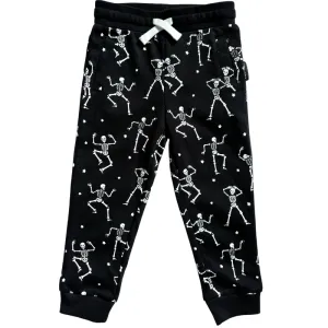 Trilogy Design Co - Dancing Skeletons Joggers in Black (6-12mo and 12-18mo)