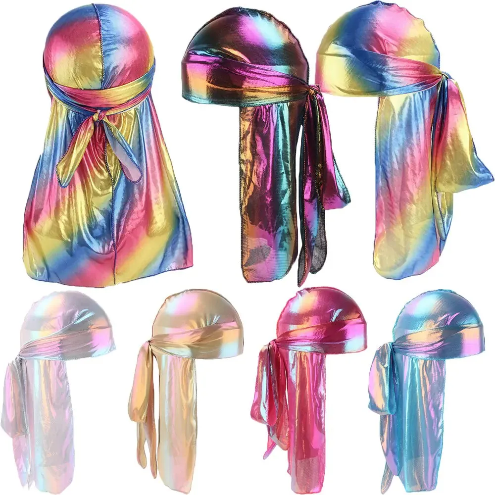 Turban Silky Durag Headwraps