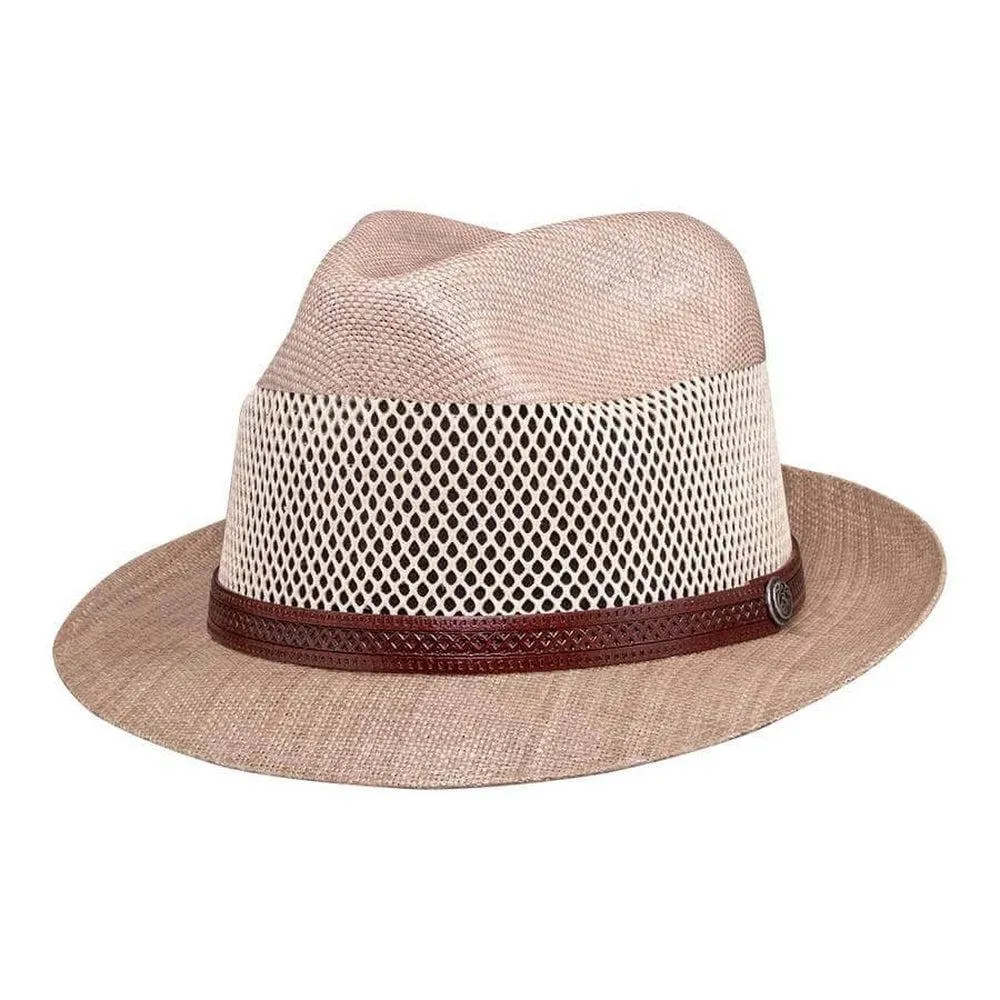 Tuscany | Womens Fedora Straw Trilby Hat