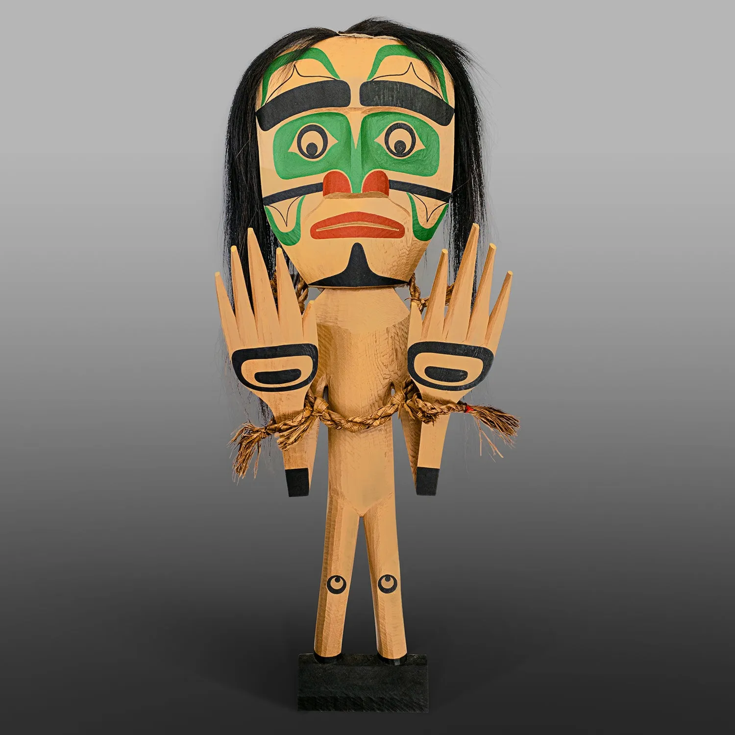 Tuxw'id Female Warrior Spirit Puppet