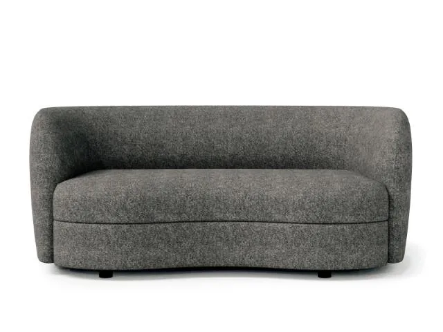 VERSOIX Loveseat, Charcoal Gray