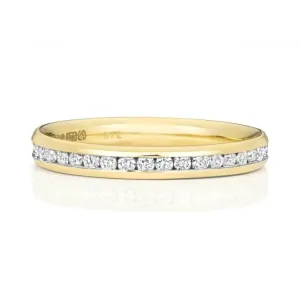 Wedding Band 9ct Gold Diamond Eternity Ring W230/I