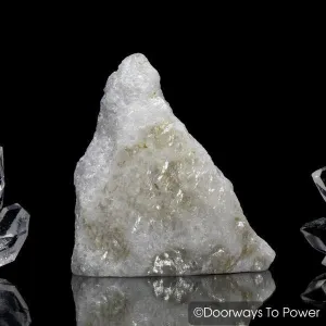 White Azeztulite Crystal Azozeo Super Activated Altar Stone