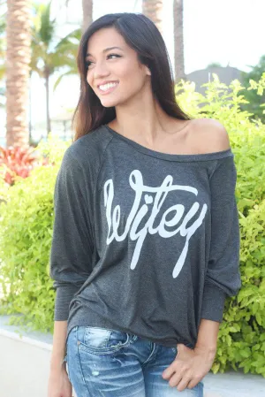 “Wifey” Gray Long Sleeve Top